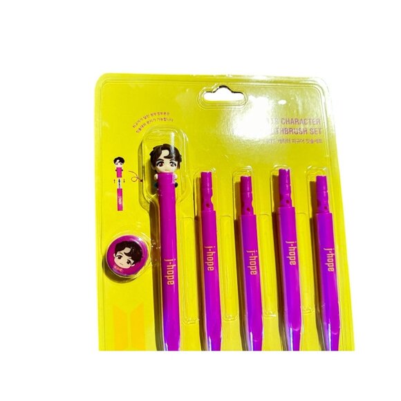 BTS Character Figure Toothbrush Set - J-Hope - Picture 4 of 8